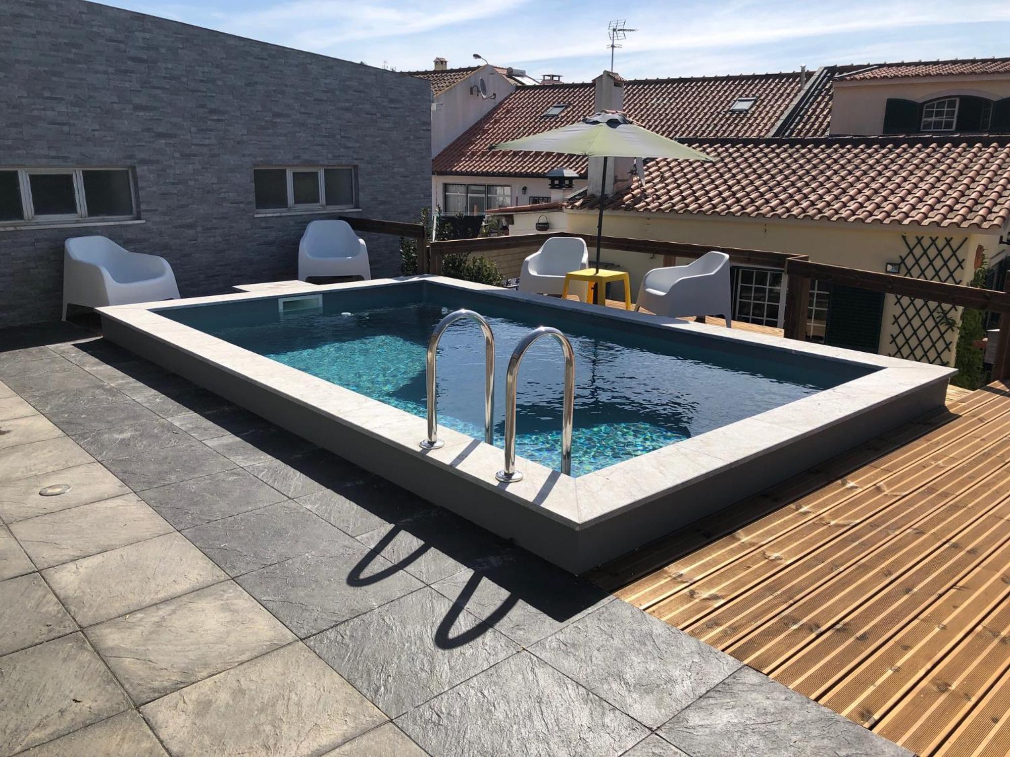 Sun House III - Near Sintra - Kitchen - Pool Apartment Mem Martins Luaran gambar